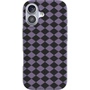 image:imageCasely iPhone 14 Case  Falling for You  Plum Floral  Compatible with MagSafe  Classic Ultra Slim DesignHarlequin Midnight Diamond  Black and Purple