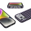 image:imageCasely iPhone 14 Case  Falling for You  Plum Floral  Compatible with MagSafe  Classic Ultra Slim DesignHarlequin Midnight Diamond  Black and Purple