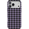 image:imageCasely iPhone 14 Case  Falling for You  Plum Floral  Compatible with MagSafe  Classic Ultra Slim DesignHarlequin Midnight Diamond  Black and Purple