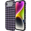 image:imageCasely iPhone 14 Case  Falling for You  Plum Floral  Compatible with MagSafe  Classic Ultra Slim DesignHarlequin Midnight Diamond  Black and Purple