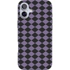 image:imageCasely iPhone 14 Case  Falling for You  Plum Floral  Compatible with MagSafe  Classic Ultra Slim DesignHarlequin Midnight Diamond  Black and Purple