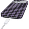 image:imageCasely iPhone 14 Case  Falling for You  Plum Floral  Compatible with MagSafe  Classic Ultra Slim DesignHarlequin Midnight Diamond  Black and Purple