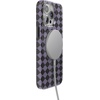 image:imageCasely iPhone 14 Case  Falling for You  Plum Floral  Compatible with MagSafe  Classic Ultra Slim DesignHarlequin Midnight Diamond  Black and Purple
