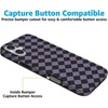 image:imageCasely iPhone 14 Case  Falling for You  Plum Floral  Compatible with MagSafe  Classic Ultra Slim DesignHarlequin Midnight Diamond  Black and Purple