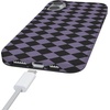 image:imageCasely iPhone 14 Case  Falling for You  Plum Floral  Compatible with MagSafe  Classic Ultra Slim DesignHarlequin Midnight Diamond  Black and Purple