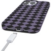 image:imageCasely iPhone 14 Case  Falling for You  Plum Floral  Compatible with MagSafe  Classic Ultra Slim DesignHarlequin Midnight Diamond  Black and Purple