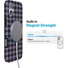 image:imageCasely iPhone 14 Case  Falling for You  Plum Floral  Compatible with MagSafe  Classic Ultra Slim DesignHarlequin Midnight Diamond  Black and Purple