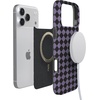 image:imageCasely iPhone 14 Case  Falling for You  Plum Floral  Compatible with MagSafe  Classic Ultra Slim DesignHarlequin Midnight Diamond  Black and Purple