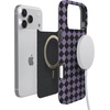 image:imageCasely iPhone 14 Case  Falling for You  Plum Floral  Compatible with MagSafe  Classic Ultra Slim DesignHarlequin Midnight Diamond  Black and Purple