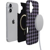 image:imageCasely iPhone 14 Case  Falling for You  Plum Floral  Compatible with MagSafe  Classic Ultra Slim DesignHarlequin Midnight Diamond  Black and Purple