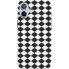 image:imageCasely iPhone 14 Case  Falling for You  Plum Floral  Compatible with MagSafe  Classic Ultra Slim DesignHarlequin Salem Diamond  Black and White