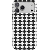 image:imageCasely iPhone 14 Case  Falling for You  Plum Floral  Compatible with MagSafe  Classic Ultra Slim DesignHarlequin Salem Diamond  Black and White