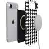 image:imageCasely iPhone 14 Case  Falling for You  Plum Floral  Compatible with MagSafe  Classic Ultra Slim DesignHarlequin Salem Diamond  Black and White