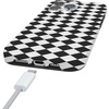 image:imageCasely iPhone 14 Case  Falling for You  Plum Floral  Compatible with MagSafe  Classic Ultra Slim DesignHarlequin Salem Diamond  Black and White