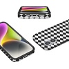 image:imageCasely iPhone 14 Case  Falling for You  Plum Floral  Compatible with MagSafe  Classic Ultra Slim DesignHarlequin Salem Diamond  Black and White