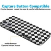image:imageCasely iPhone 14 Case  Falling for You  Plum Floral  Compatible with MagSafe  Classic Ultra Slim DesignHarlequin Salem Diamond  Black and White