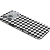 image:imageCasely iPhone 14 Case  Falling for You  Plum Floral  Compatible with MagSafe  Classic Ultra Slim DesignHarlequin Salem Diamond  Black and White