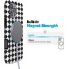 image:imageCasely iPhone 14 Case  Falling for You  Plum Floral  Compatible with MagSafe  Classic Ultra Slim DesignHarlequin Salem Diamond  Black and White