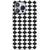 image:imageCasely iPhone 14 Case  Falling for You  Plum Floral  Compatible with MagSafe  Classic Ultra Slim DesignHarlequin Salem Diamond  Black and White