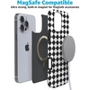 image:imageCasely iPhone 14 Case  Falling for You  Plum Floral  Compatible with MagSafe  Classic Ultra Slim DesignHarlequin Salem Diamond  Black and White