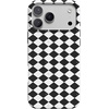 image:imageCasely iPhone 14 Case  Falling for You  Plum Floral  Compatible with MagSafe  Classic Ultra Slim DesignHarlequin Salem Diamond  Black and White