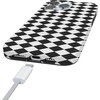 image:imageCasely iPhone 14 Case  Falling for You  Plum Floral  Compatible with MagSafe  Classic Ultra Slim DesignHarlequin Salem Diamond  Black and White