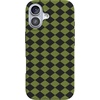image:imageCasely iPhone 14 Case  Falling for You  Plum Floral  Compatible with MagSafe  Classic Ultra Slim DesignHarlequin Wicked Diamond  Black and Green