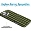 image:imageCasely iPhone 14 Case  Falling for You  Plum Floral  Compatible with MagSafe  Classic Ultra Slim DesignHarlequin Wicked Diamond  Black and Green