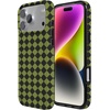 image:imageCasely iPhone 14 Case  Falling for You  Plum Floral  Compatible with MagSafe  Classic Ultra Slim DesignHarlequin Wicked Diamond  Black and Green
