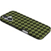 image:imageCasely iPhone 14 Case  Falling for You  Plum Floral  Compatible with MagSafe  Classic Ultra Slim DesignHarlequin Wicked Diamond  Black and Green