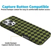 image:imageCasely iPhone 14 Case  Falling for You  Plum Floral  Compatible with MagSafe  Classic Ultra Slim DesignHarlequin Wicked Diamond  Black and Green