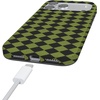 image:imageCasely iPhone 14 Case  Falling for You  Plum Floral  Compatible with MagSafe  Classic Ultra Slim DesignHarlequin Wicked Diamond  Black and Green