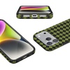 image:imageCasely iPhone 14 Case  Falling for You  Plum Floral  Compatible with MagSafe  Classic Ultra Slim DesignHarlequin Wicked Diamond  Black and Green
