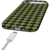 image:imageCasely iPhone 14 Case  Falling for You  Plum Floral  Compatible with MagSafe  Classic Ultra Slim DesignHarlequin Wicked Diamond  Black and Green