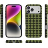 image:imageCasely iPhone 14 Case  Falling for You  Plum Floral  Compatible with MagSafe  Classic Ultra Slim DesignHarlequin Wicked Diamond  Black and Green
