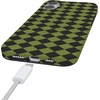 image:imageCasely iPhone 14 Case  Falling for You  Plum Floral  Compatible with MagSafe  Classic Ultra Slim DesignHarlequin Wicked Diamond  Black and Green