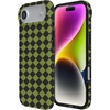 image:imageCasely iPhone 14 Case  Falling for You  Plum Floral  Compatible with MagSafe  Classic Ultra Slim DesignHarlequin Wicked Diamond  Black and Green
