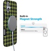 image:imageCasely iPhone 14 Case  Falling for You  Plum Floral  Compatible with MagSafe  Classic Ultra Slim DesignHarlequin Wicked Diamond  Black and Green