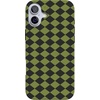 image:imageCasely iPhone 14 Case  Falling for You  Plum Floral  Compatible with MagSafe  Classic Ultra Slim DesignHarlequin Wicked Diamond  Black and Green