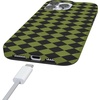 image:imageCasely iPhone 14 Case  Falling for You  Plum Floral  Compatible with MagSafe  Classic Ultra Slim DesignHarlequin Wicked Diamond  Black and Green