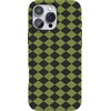 image:imageCasely iPhone 14 Case  Falling for You  Plum Floral  Compatible with MagSafe  Classic Ultra Slim DesignHarlequin Wicked Diamond  Black and Green