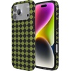 image:imageCasely iPhone 14 Case  Falling for You  Plum Floral  Compatible with MagSafe  Classic Ultra Slim DesignHarlequin Wicked Diamond  Black and Green