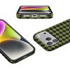 image:imageCasely iPhone 14 Case  Falling for You  Plum Floral  Compatible with MagSafe  Classic Ultra Slim DesignHarlequin Wicked Diamond  Black and Green
