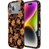 image:imageCasely iPhone 14 Case  Falling for You  Plum Floral  Compatible with MagSafe  Classic Ultra Slim DesignMaple Flowers  Floral Foliage