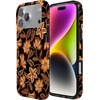 image:imageCasely iPhone 14 Case  Falling for You  Plum Floral  Compatible with MagSafe  Classic Ultra Slim DesignMaple Flowers  Floral Foliage