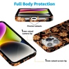 image:imageCasely iPhone 14 Case  Falling for You  Plum Floral  Compatible with MagSafe  Classic Ultra Slim DesignMaple Flowers  Floral Foliage