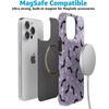 image:imageCasely iPhone 14 Case  Falling for You  Plum Floral  Compatible with MagSafe  Classic Ultra Slim DesignMidnight Flight  Celestial Bats