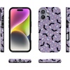 image:imageCasely iPhone 14 Case  Falling for You  Plum Floral  Compatible with MagSafe  Classic Ultra Slim DesignMidnight Flight  Celestial Bats