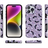 image:imageCasely iPhone 14 Case  Falling for You  Plum Floral  Compatible with MagSafe  Classic Ultra Slim DesignMidnight Flight  Celestial Bats