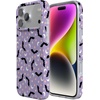 image:imageCasely iPhone 14 Case  Falling for You  Plum Floral  Compatible with MagSafe  Classic Ultra Slim DesignMidnight Flight  Celestial Bats